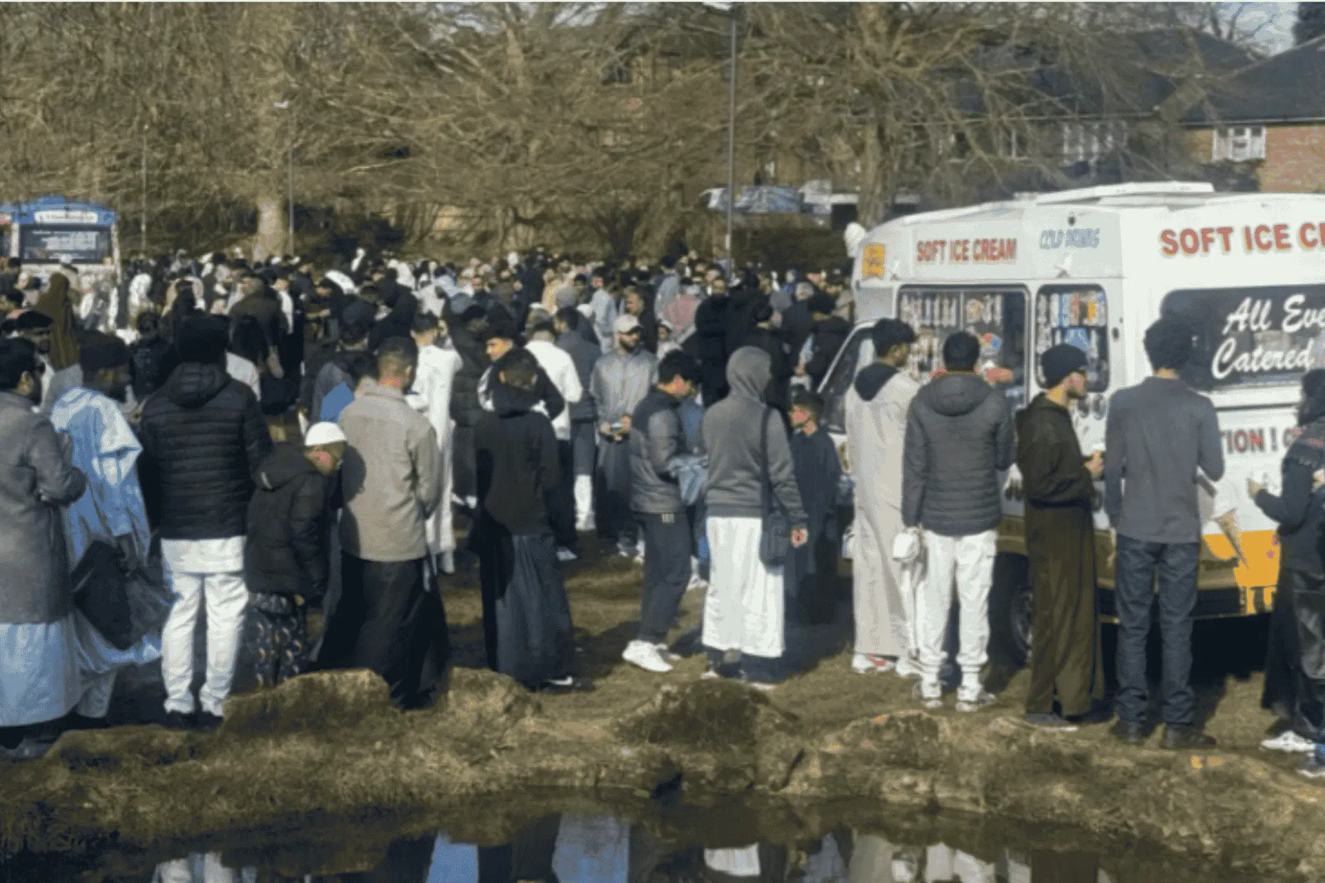 Ice cream van for outdoor events